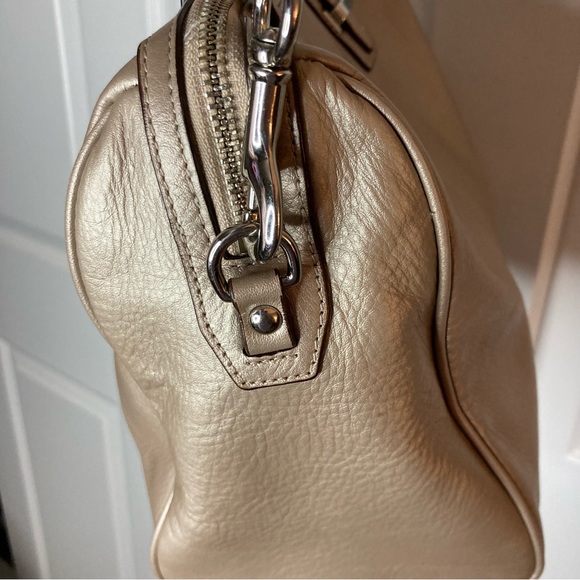 Coach Taylor Champagne Leather Medium Satchel Bag - Picture 4 of 13